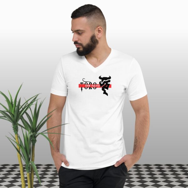 Camiseta Unisex cuello de pico TORO THE PILOT - Imagen 3