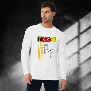 Camiseta manga larga ajustada hombre TAXIWAY